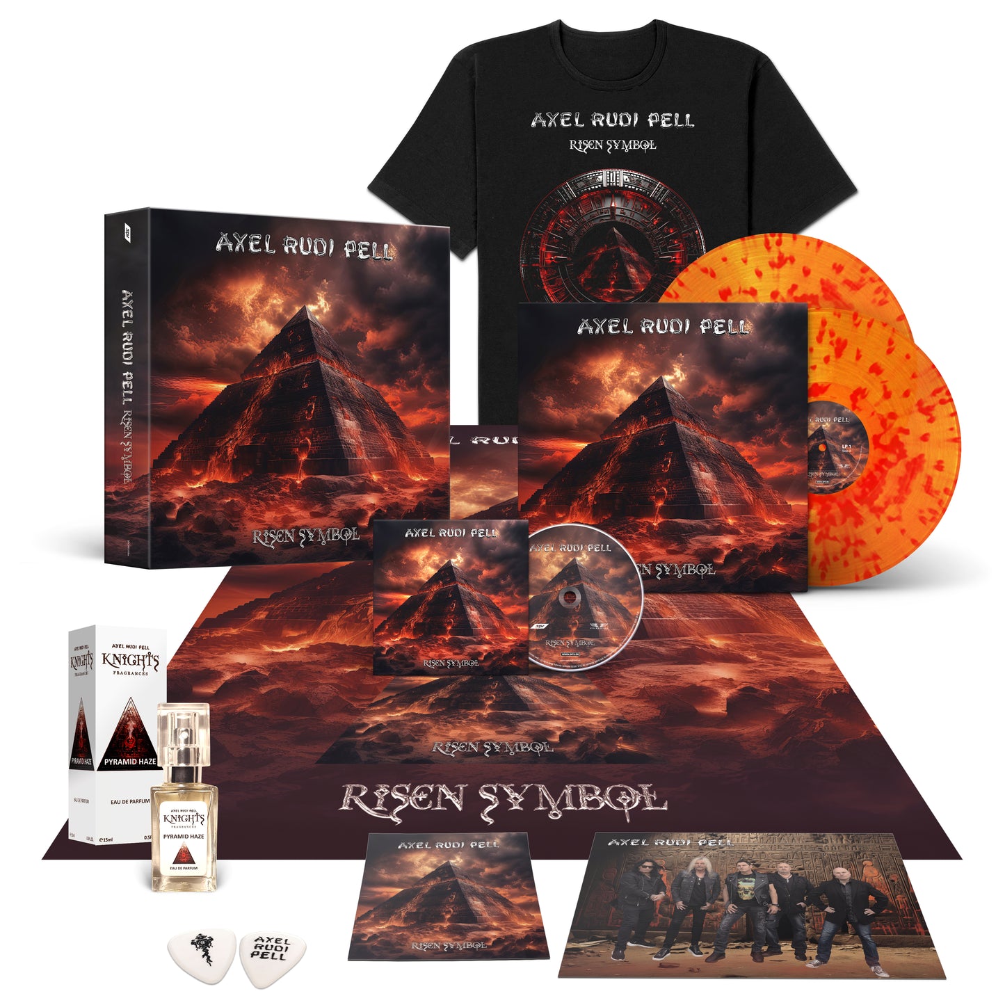 Axel Rudi Pell "Risen Symbol" Box-Bundle "Symbol"
