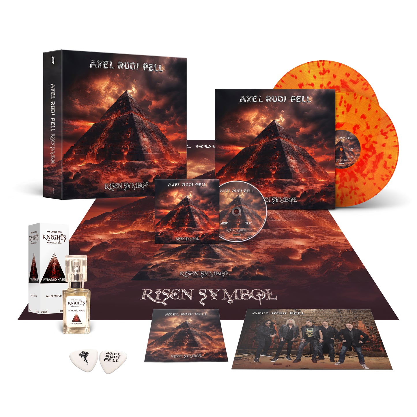 Axel Rudi Pell "Risen Symbol" Box-Bundle "Symbol"