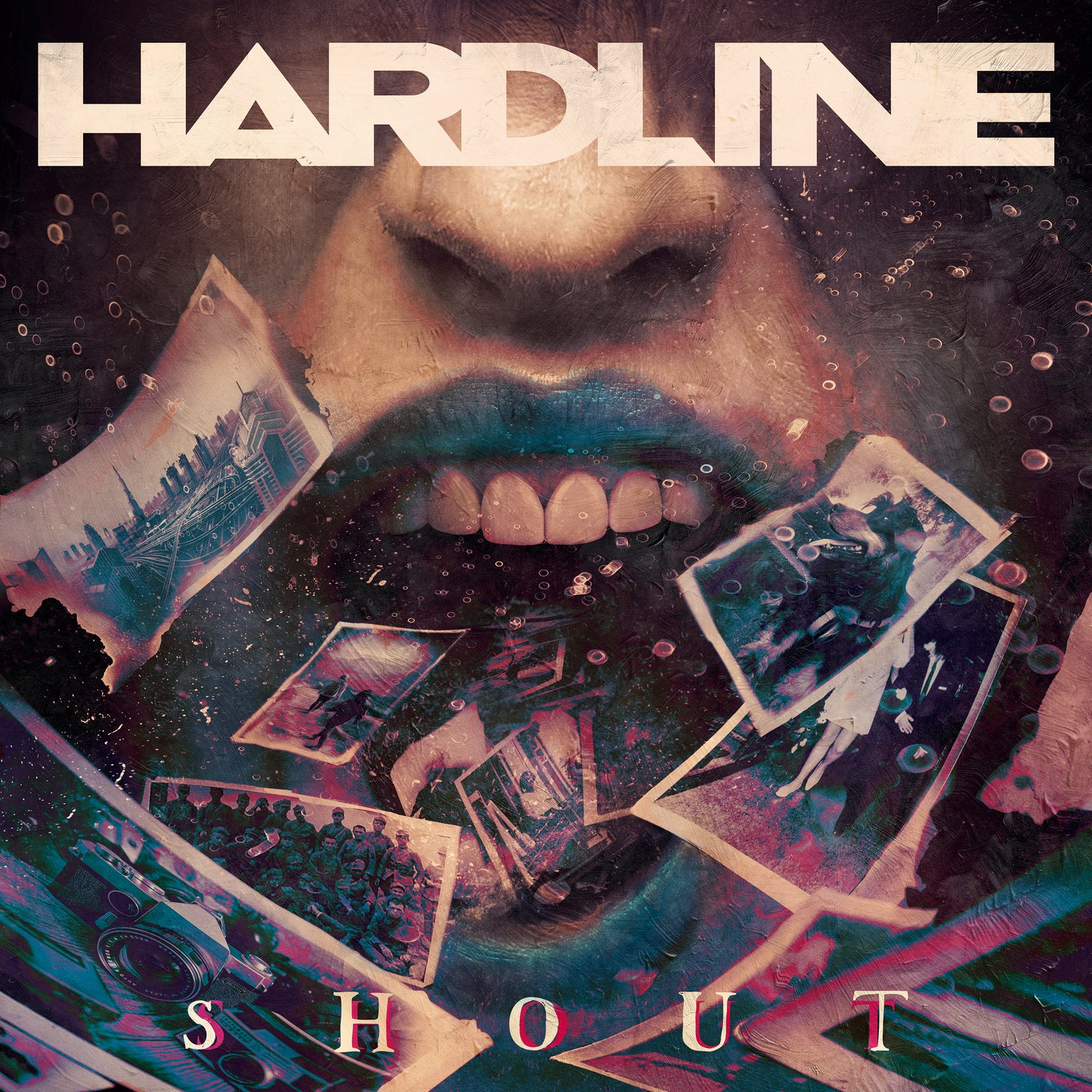 Hardline "Shout" LP-CD-Shirt-Bundle "Mouth"