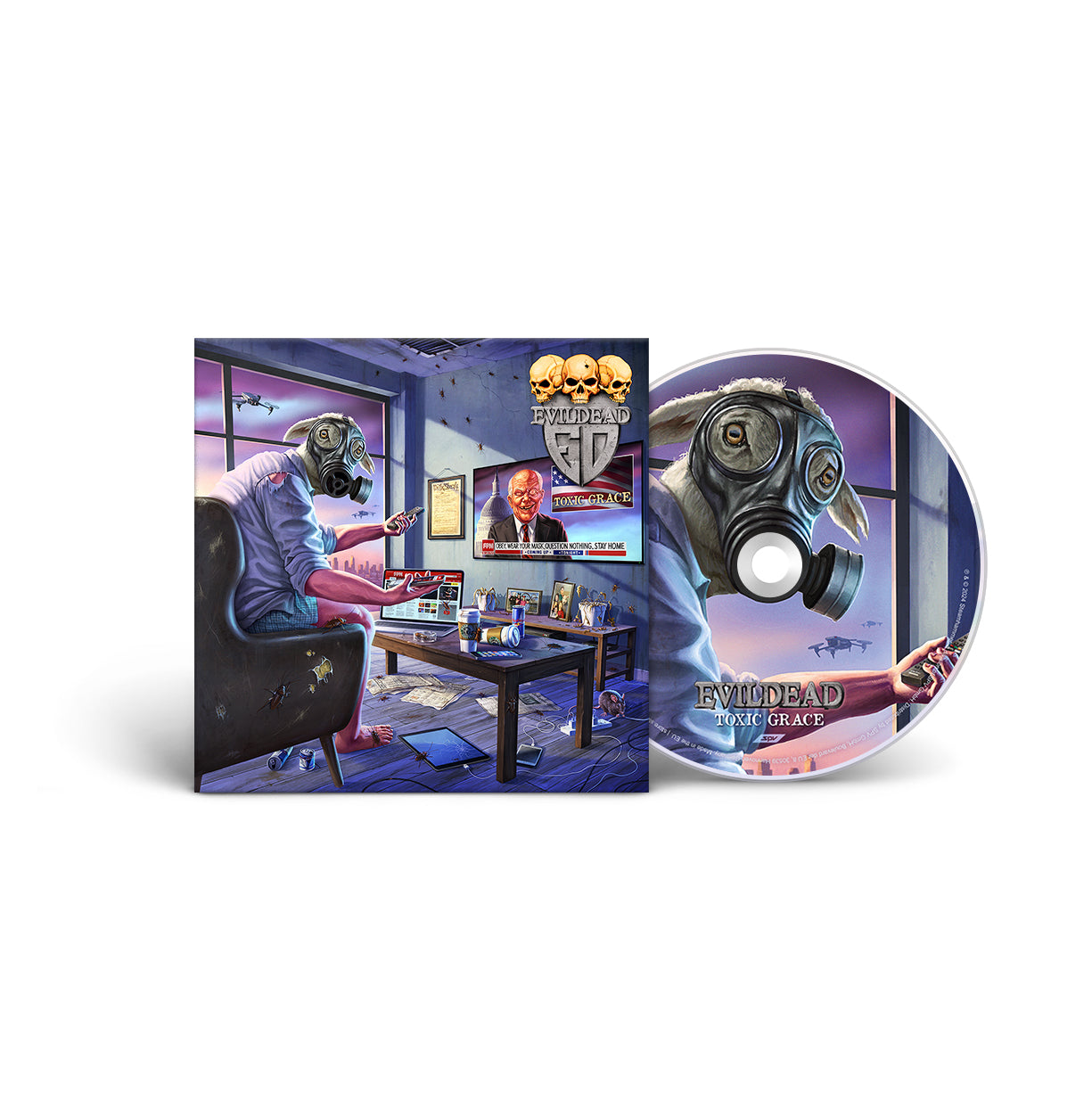 Evildead "Toxic Grace" exclusive LP-LP-CD-Bundle "Toxic"