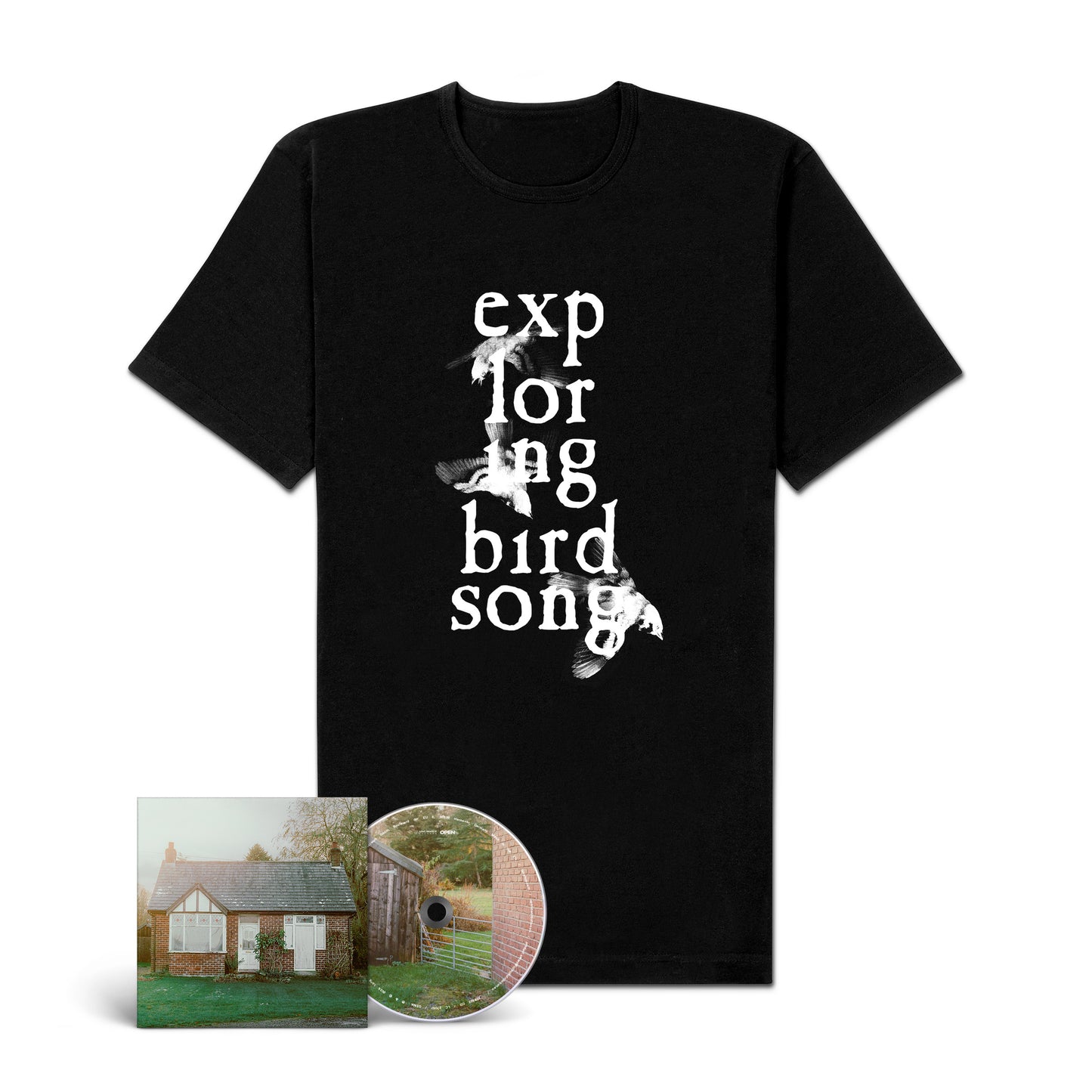 Exploring Birdsong "Every House We Built" CD-Shirt-Bundle "Bird"