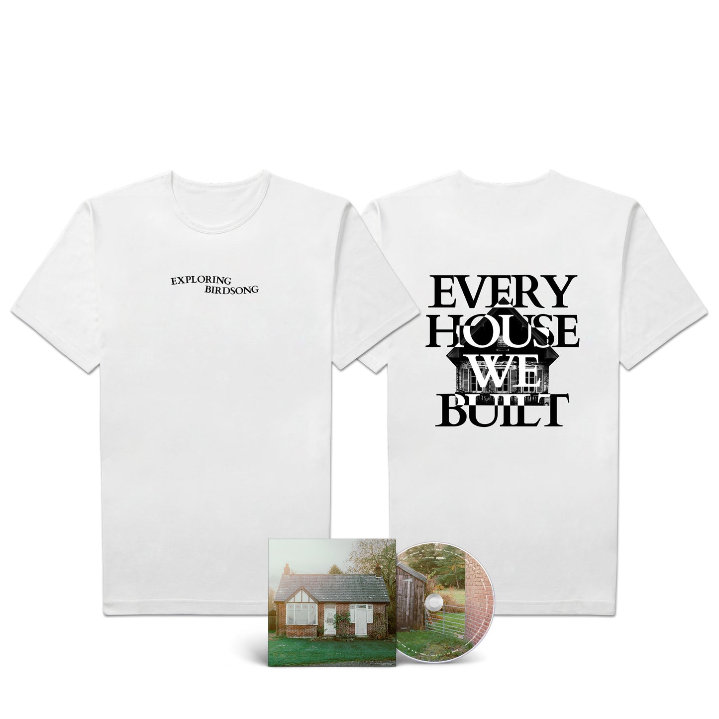 Exploring Birdsong "Every House We Built" CD-Shirt-Bundle "House"