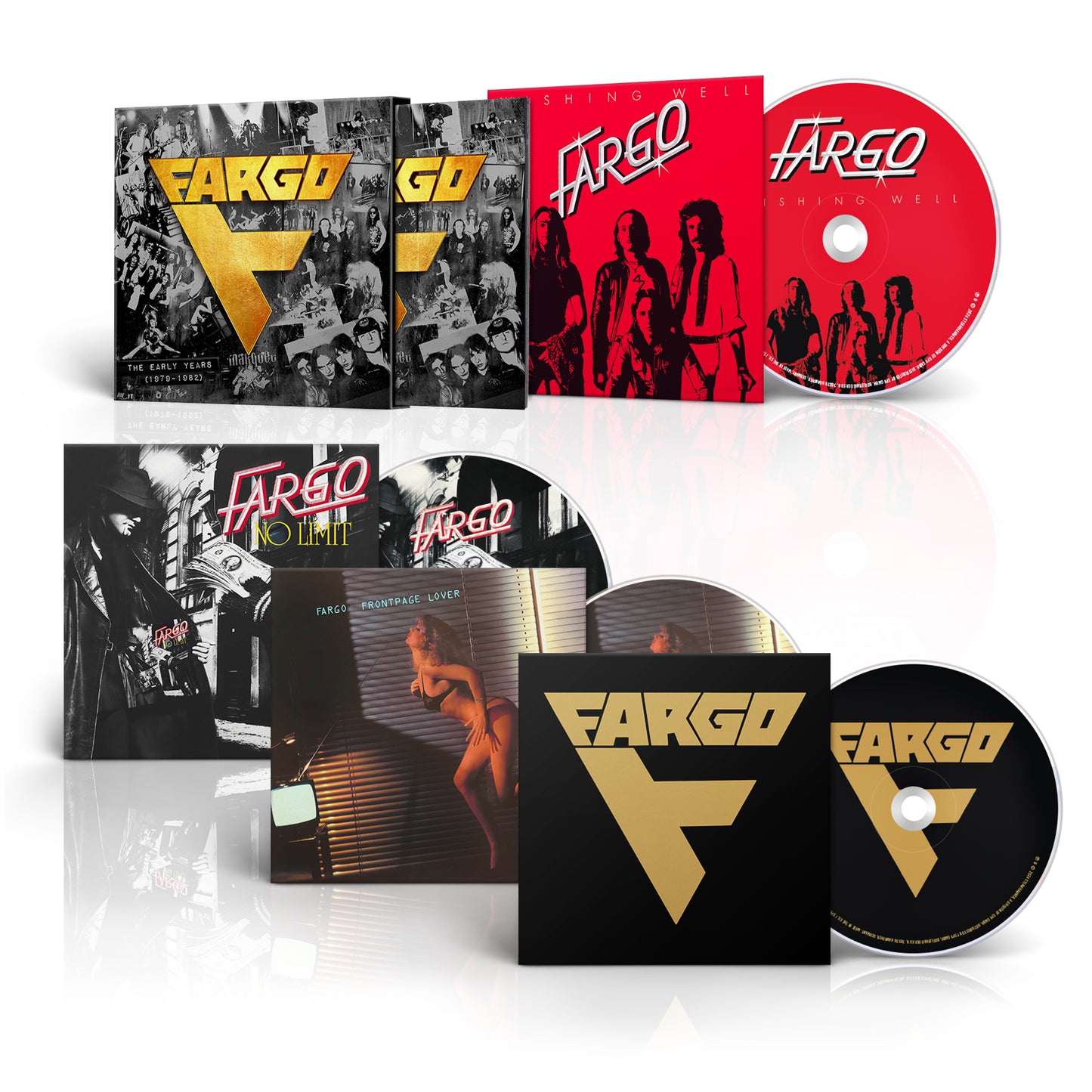Fargo "The Early Years (1979-1982)" 4 CDs + "F" LP Bundle