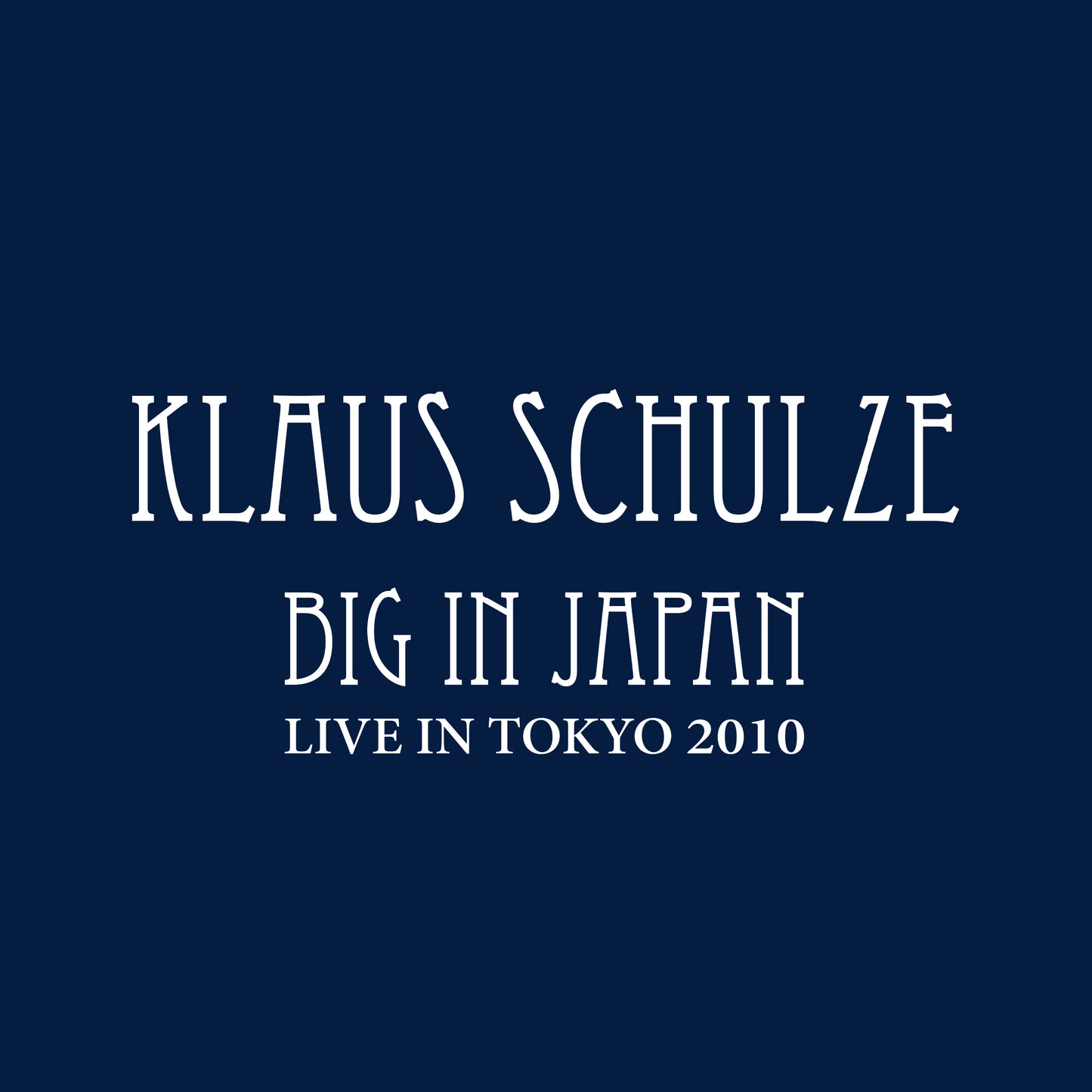 Klaus Schulze "Big In Japan (American Version)" 2CD+DVD