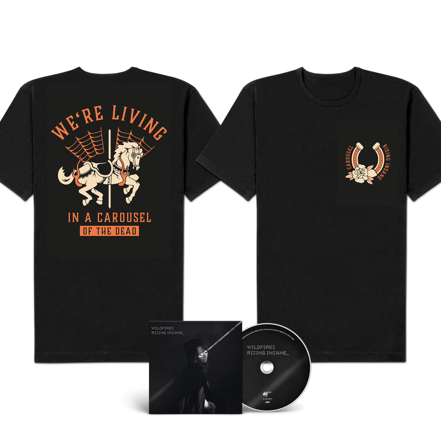 Rising Insane "Wildfires" CD-Bundle "Carousel"