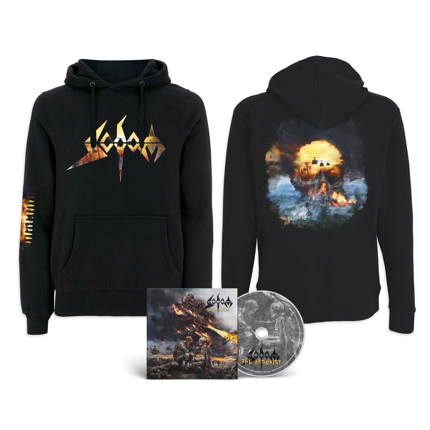 Sodom "The Arsonist" CD-Hoodie-Bundle "The Arsonist"