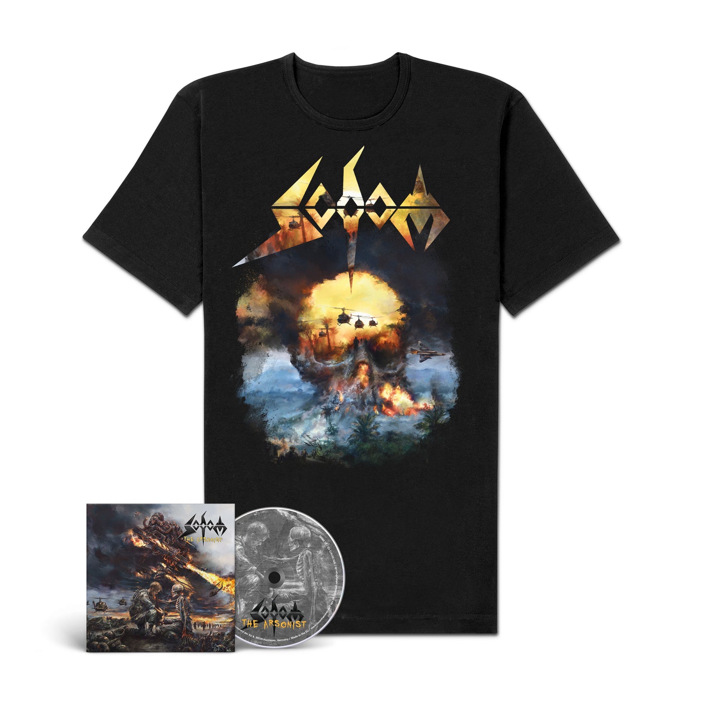 Sodom "The Arsonist" CD-Shirt-Bundle "The Arsonist"
