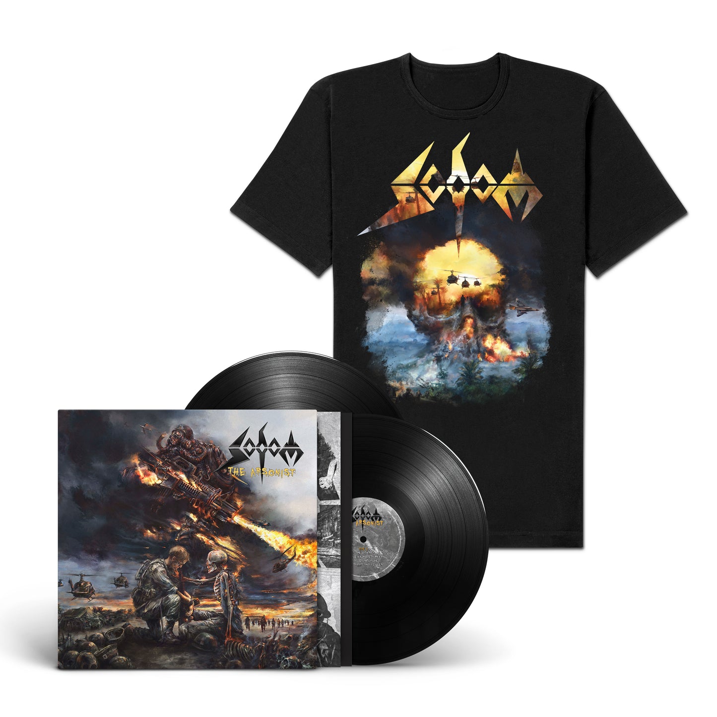 Sodom "The Arsonist" LP-Shirt-Bundle "The Arsonist"