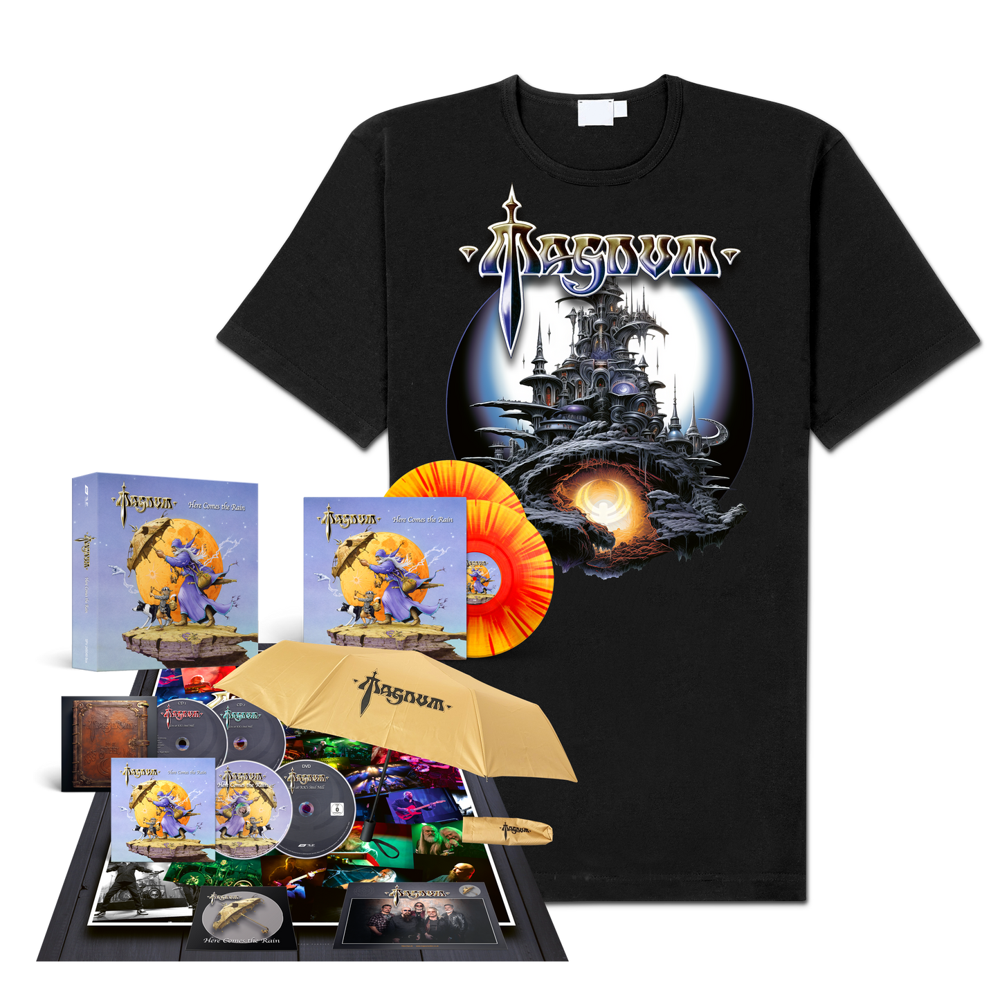 Magnum "Here Comes The Rain" Box-Bundle "Castle"