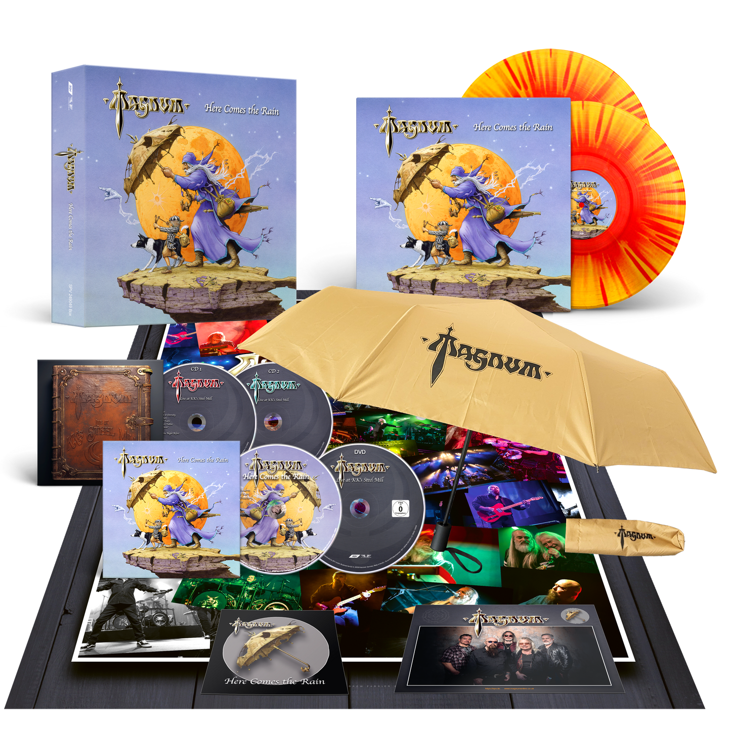 Magnum "Here Comes The Rain" Box-Bundle "Castle"