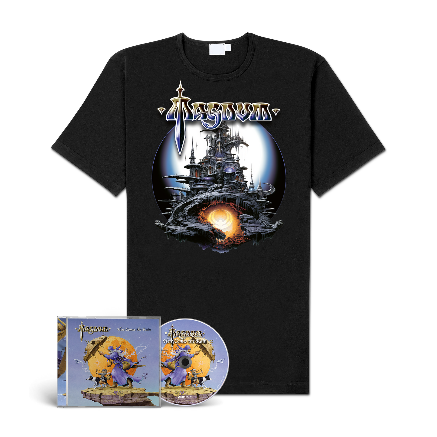 Magnum "Here Comes The Rain" CD-Bundle "Castle"