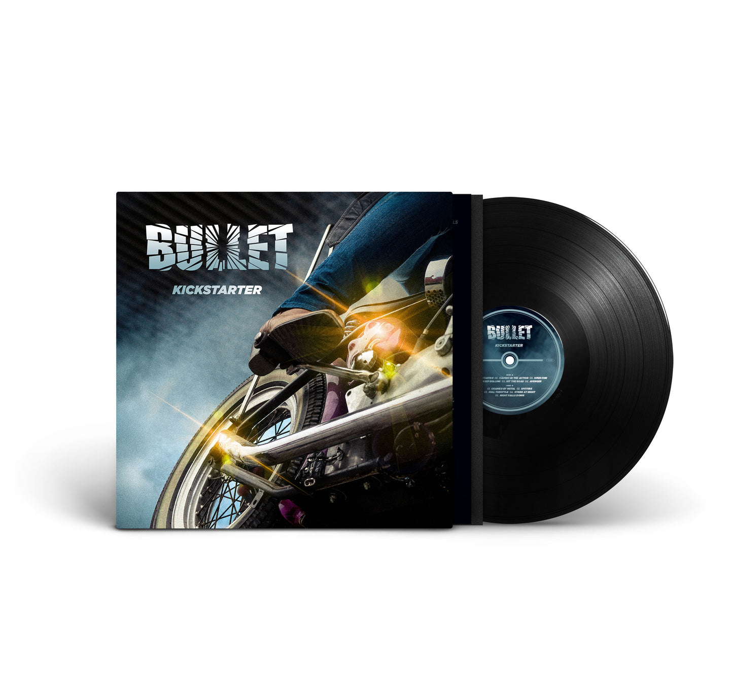 Bullet "Kickstarter" exclusive CD-LP-LP-Shirt-Bundle "Kickstart"
