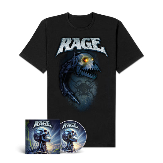 Rage "A New World Rising" CD-Shirt-Bundle "Rising"