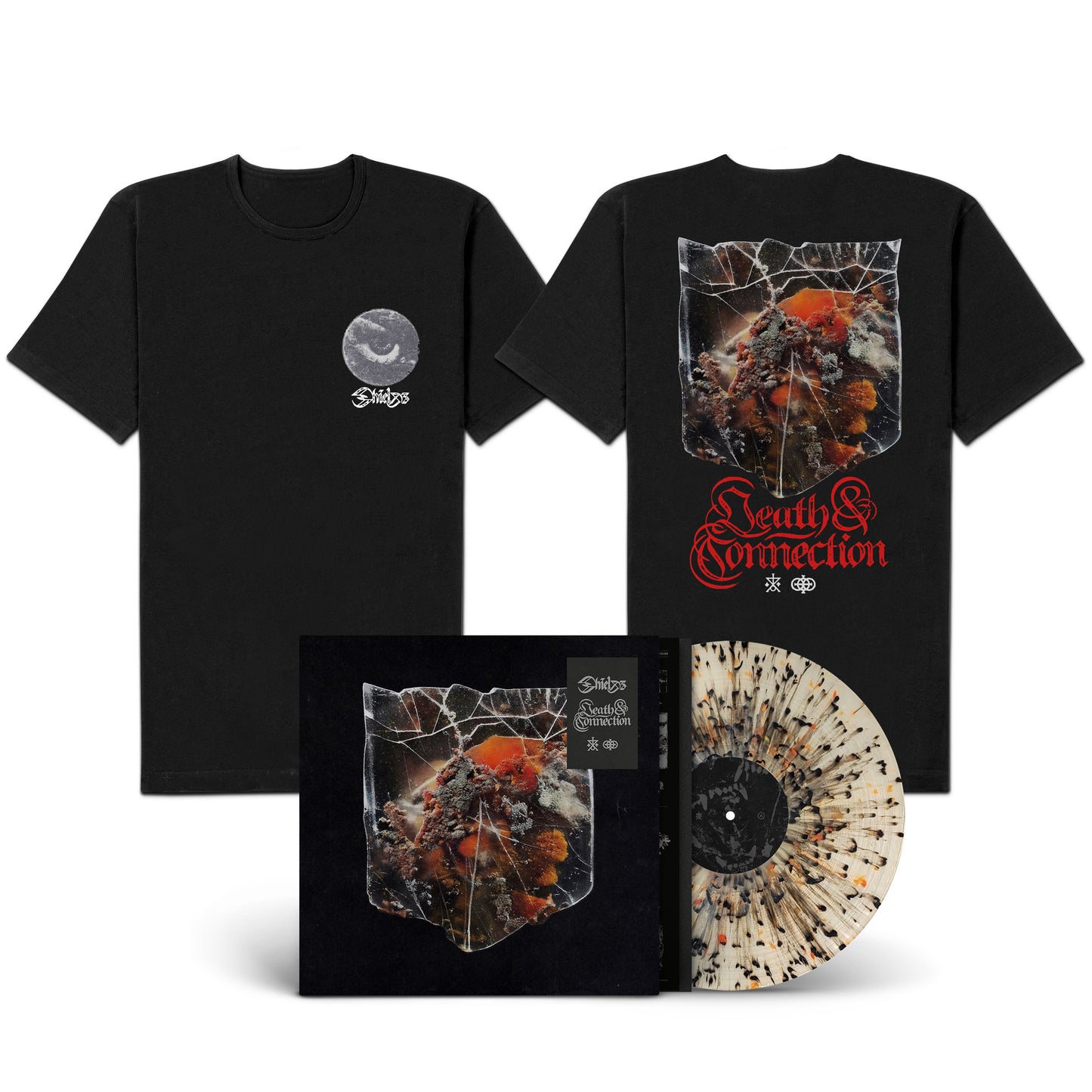 Shields "Death & Connection" LP-Shirt-Bundle "Eye"