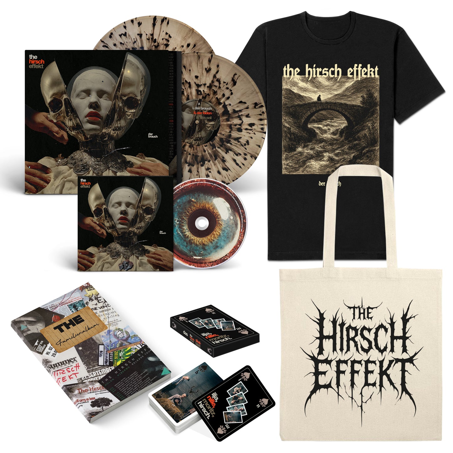 The Hirsch Effekt "Der Brauch" Deluxe-Shirt-Bundle "Die Brücke"
