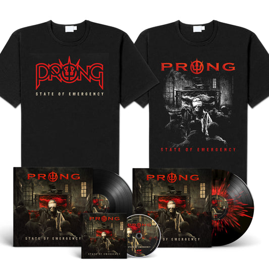 Prong "State Of Emergency" exclusive CD-LP-LP-Bundle "State" & "Blind"