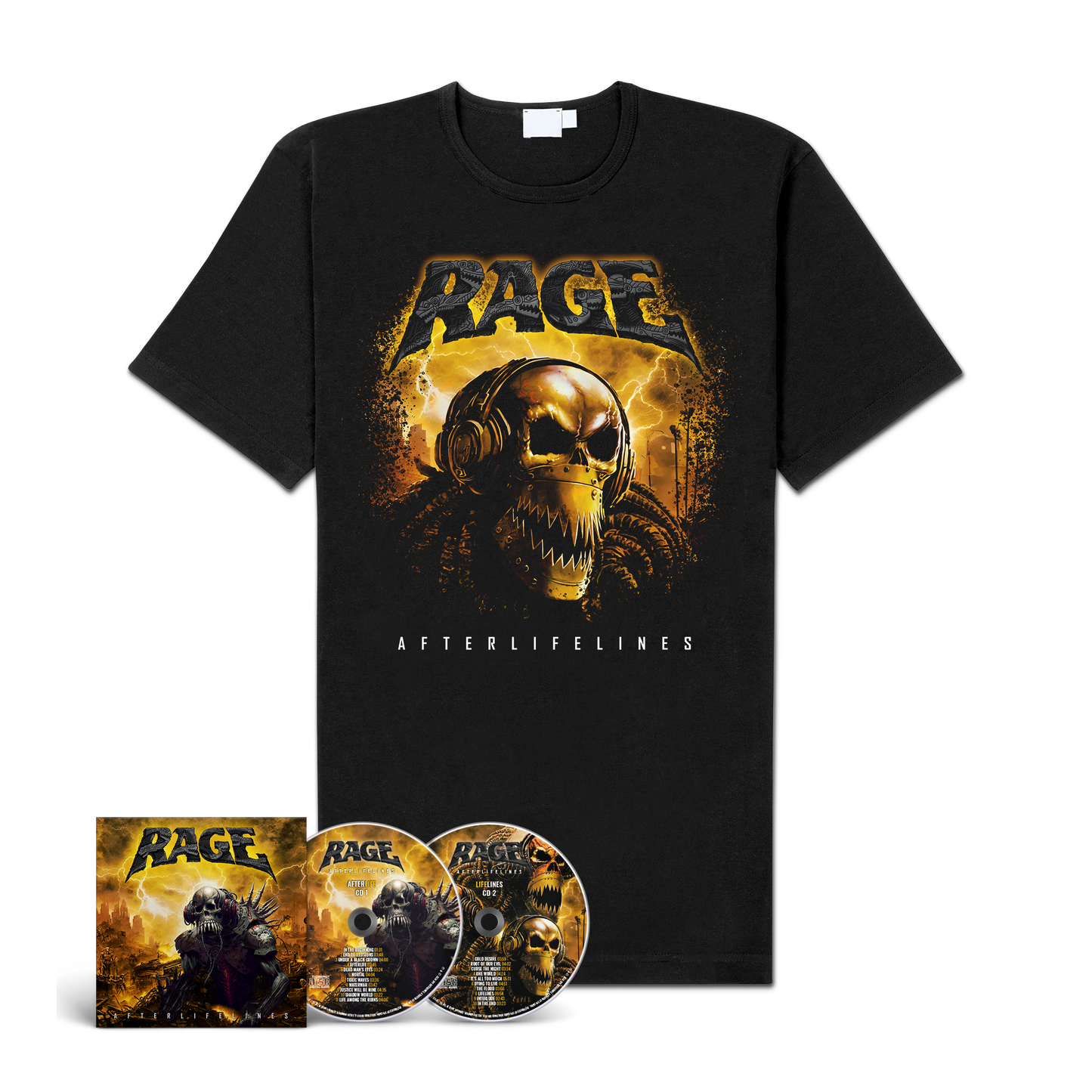 Rage "Afterlifelines" CD-Bundle "Lifelines" (jewel case)