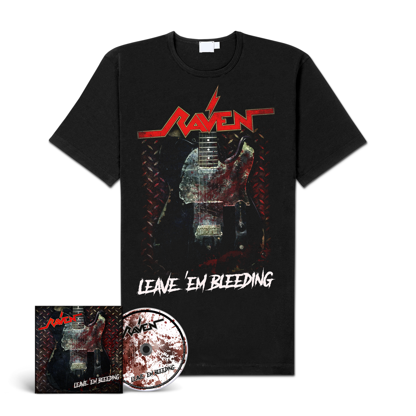 Raven "Leave ‘Em Bleeding" CD-Bundle "Bleeding"