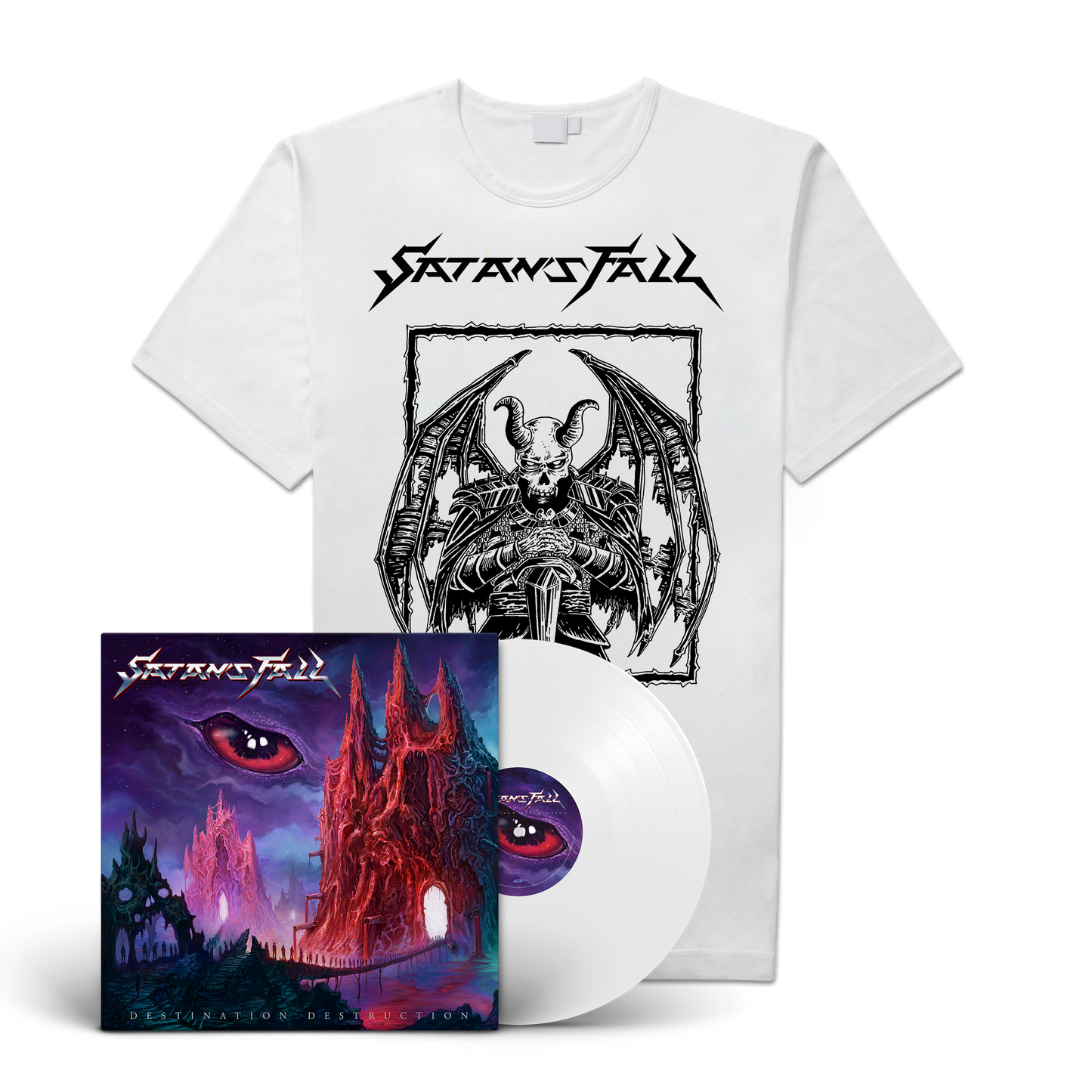 Satan's Fall "Destination Destruction" exclusive LP-Bundle "Demonlord"
