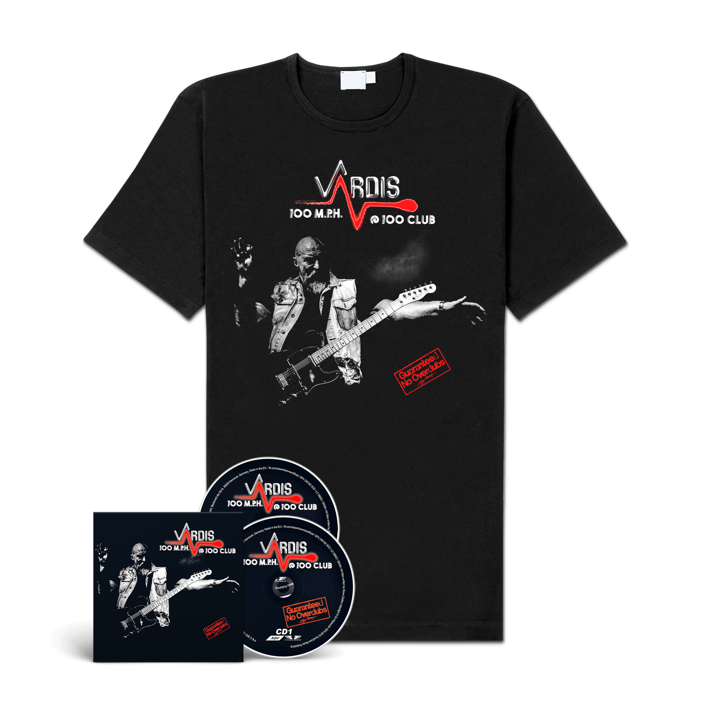 Vardis "100M.P.H.@100CLUB" CD-Bundle "100"