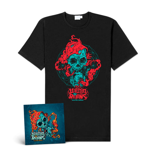 Within The Ruins "Halfway Human" CD-Bundle "Hourglass"