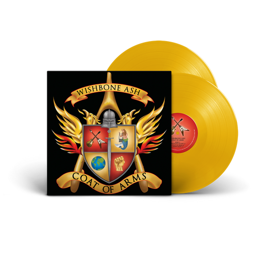 Wishbone Ash "Coat Of Arms" LP (yellow vinyl)