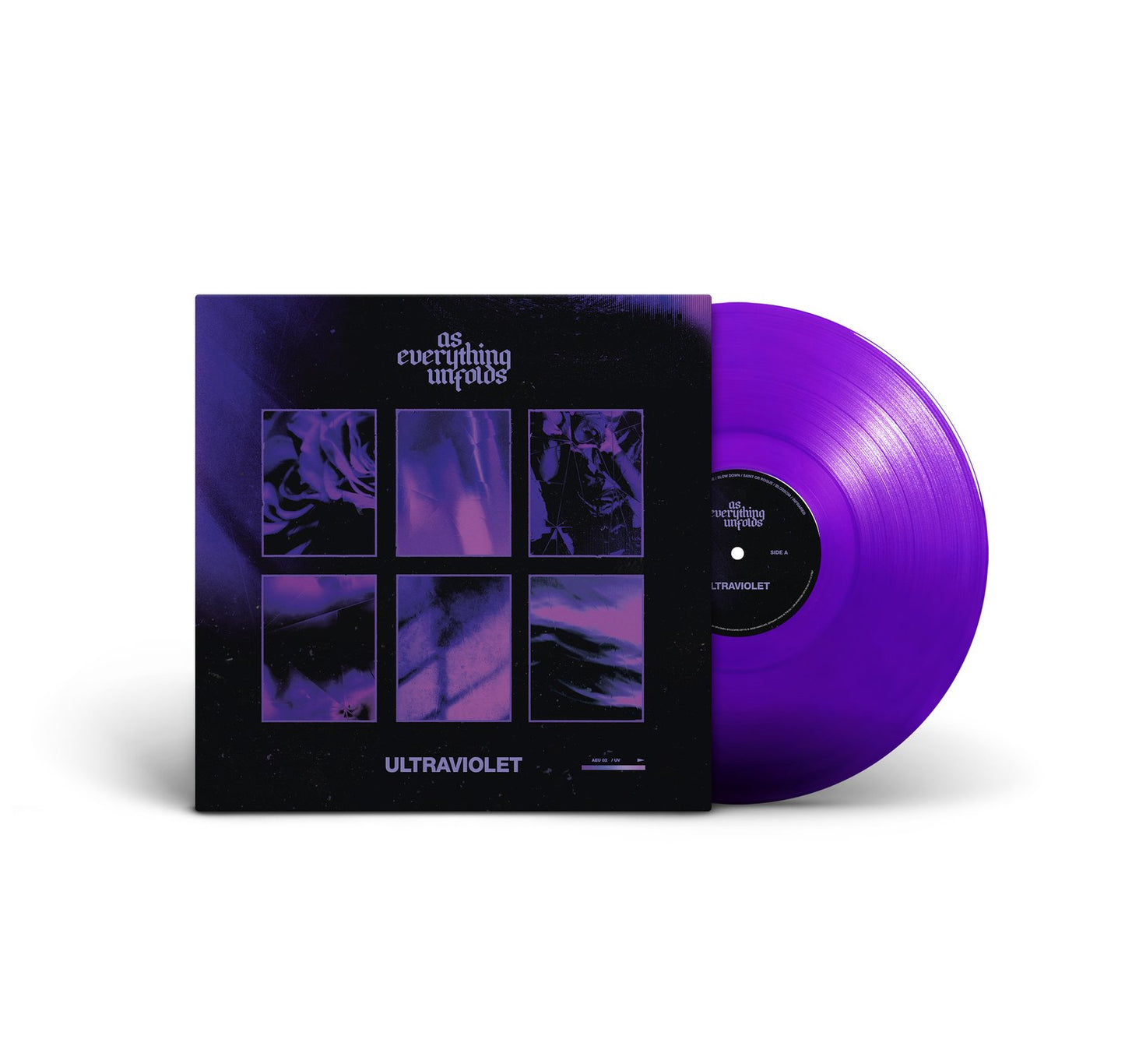 As Everything Unfolds "Ultraviolet" LP-LP-Bundle (violet & splatter vinyls)