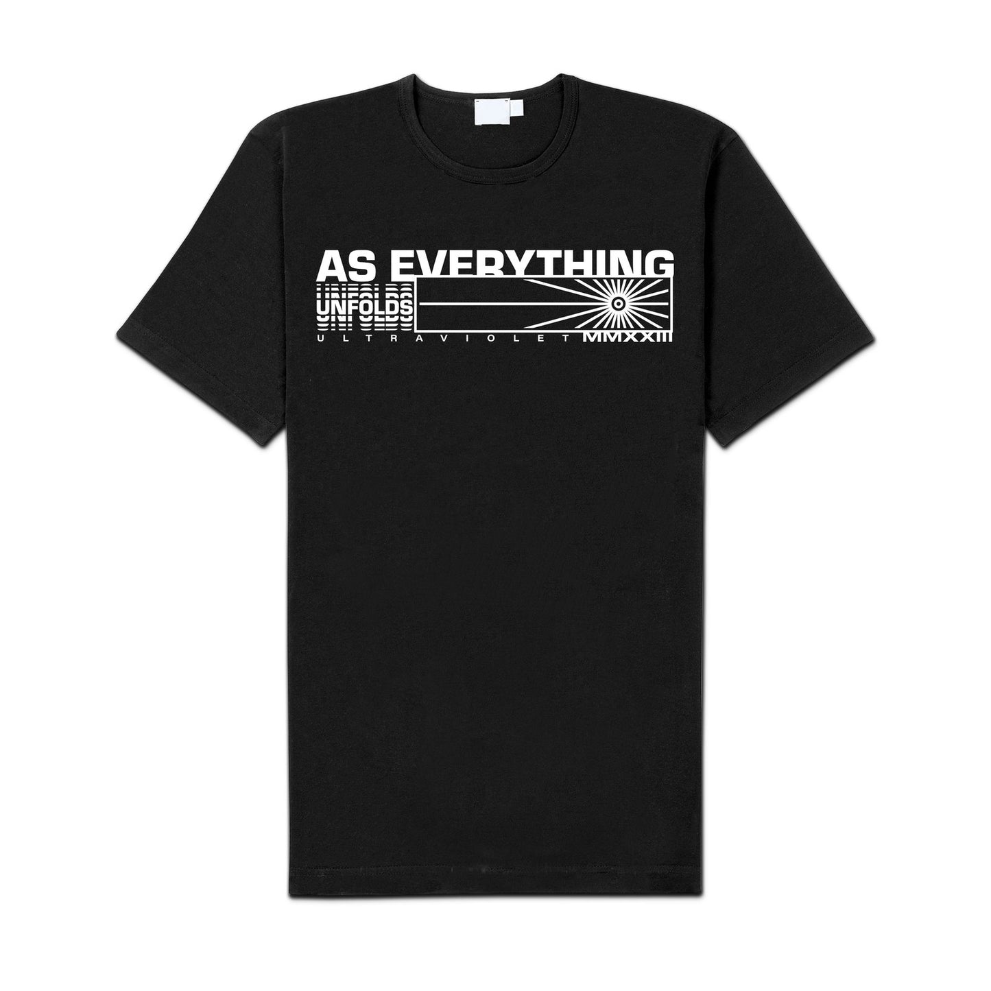 As Everything Unfolds "MMXXIII" + "Ultraviolet" Shirts