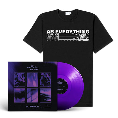As Everything Unfolds "Ultraviolet" LP-Bundle "MMXXIII" (violet vinyl)