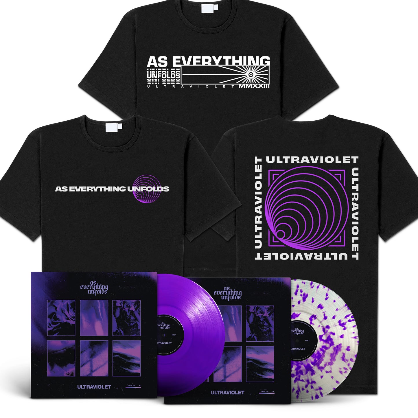 As Everything Unfolds "Ultraviolet" LP-LP-Bundle "MMXXII" & "Ultraviolet"