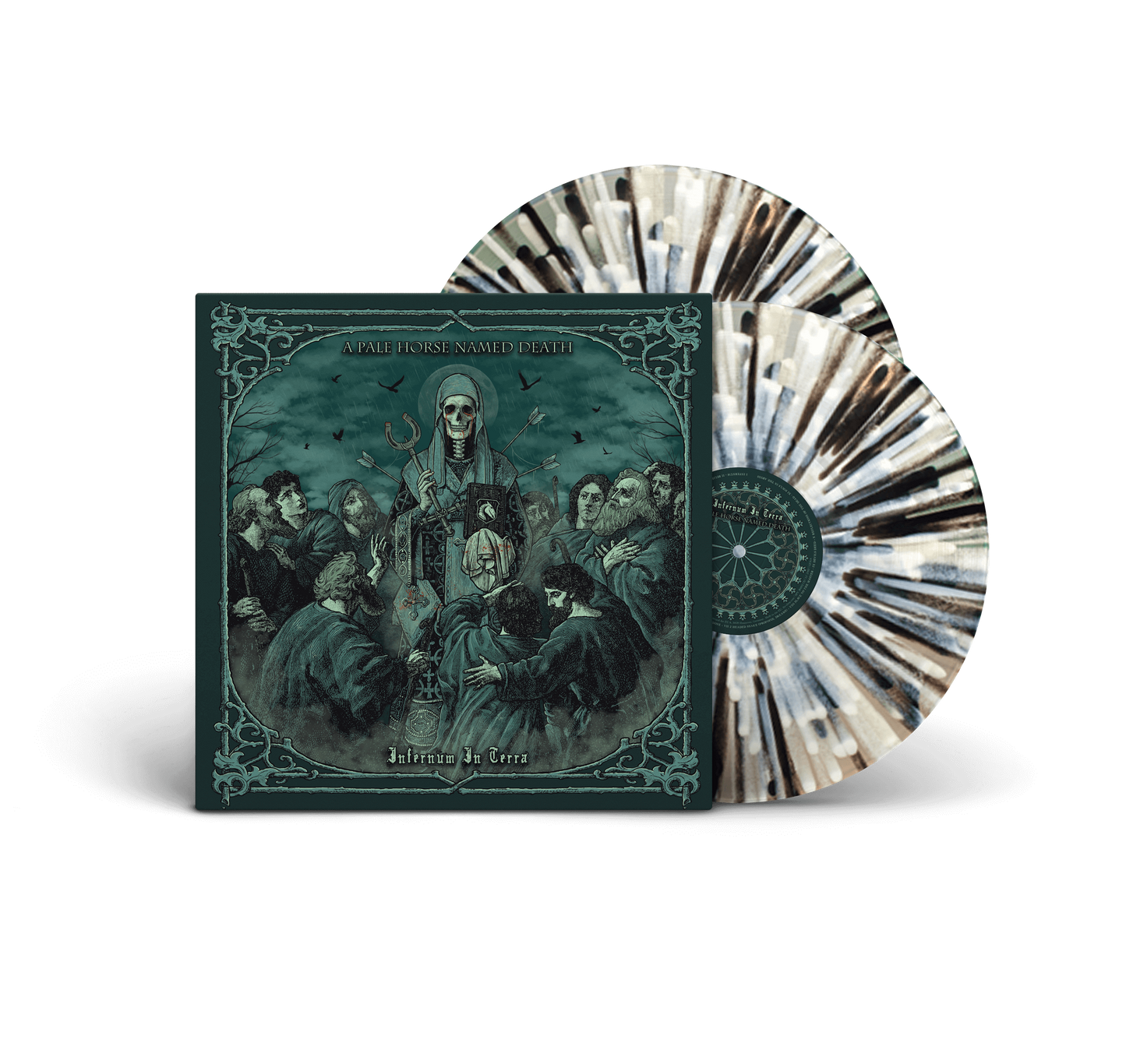 A Pale Horse Named Death "Infernum In Terra" LP (natural transparent/black vinyl)