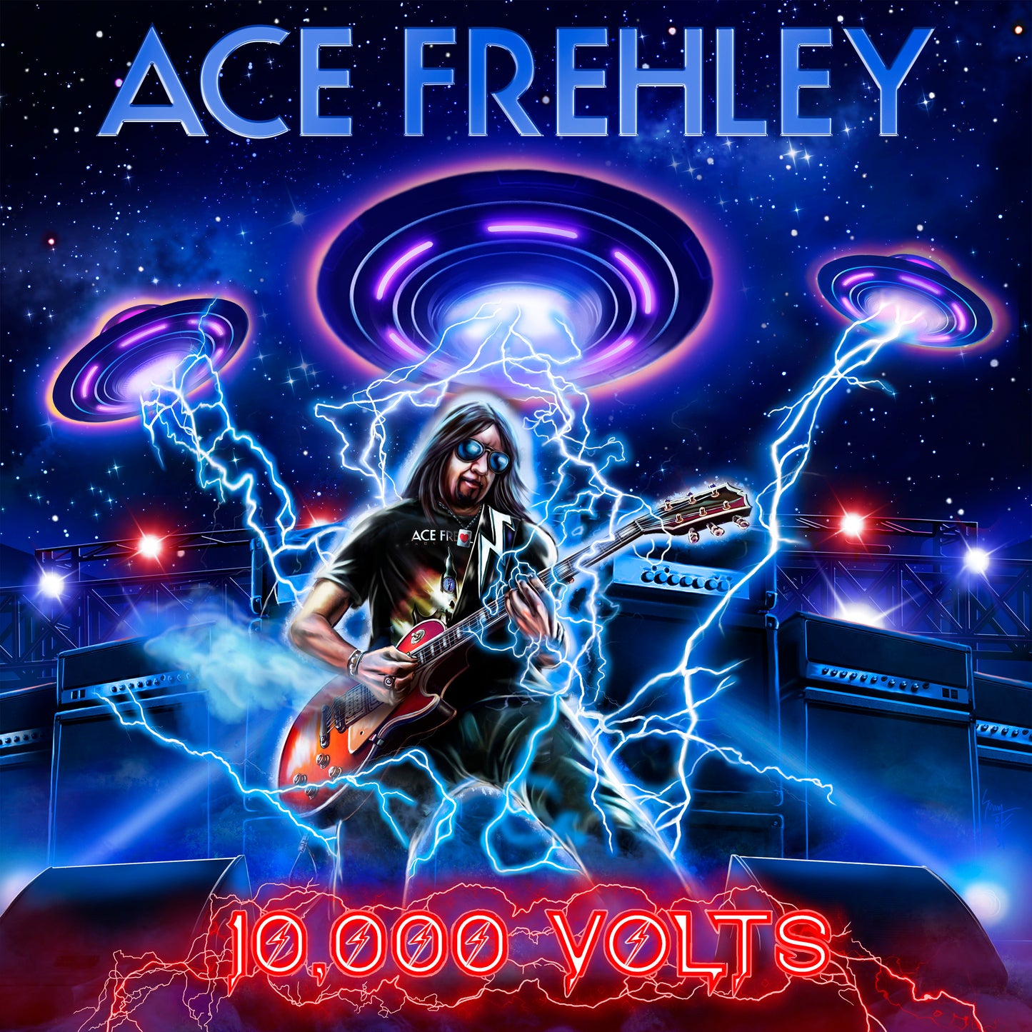Ace Frehley "10,000 Volts" LP (black vinyl)