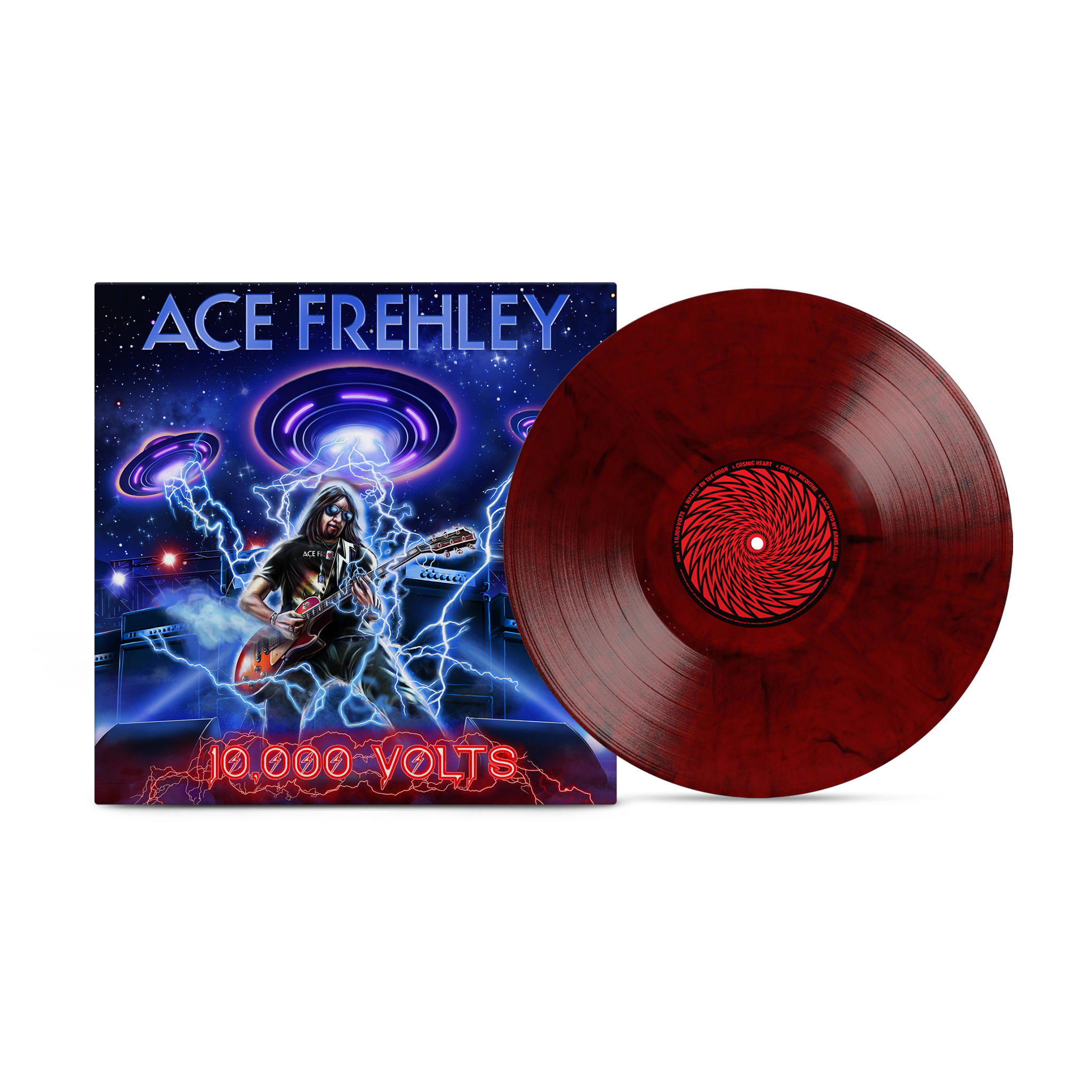 Ace Frehley 10 000 Volts LP Dragons Den Vinyl SPV Entertainment   AceFrehley Fs 