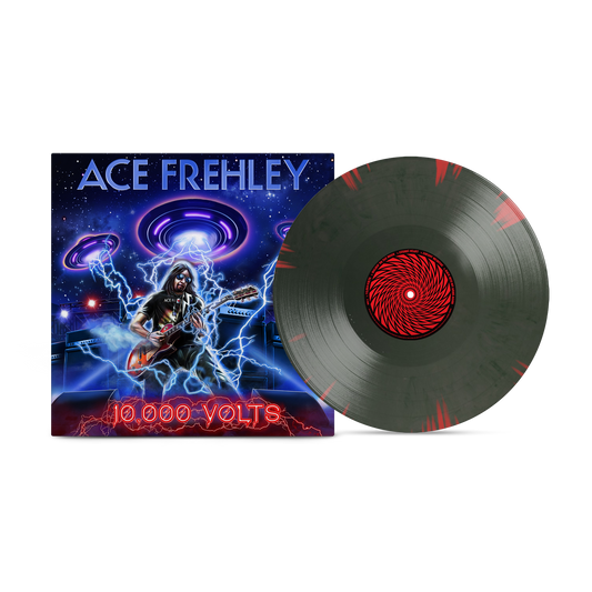 Ace Frehley "10,000 Volts" LP (red splatter vinyl)