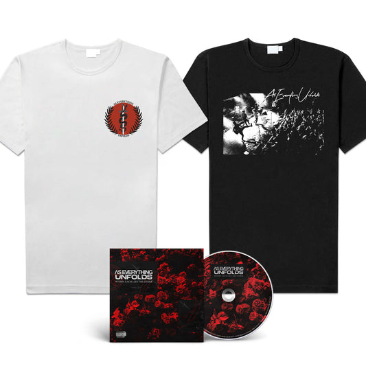 As Everything Unfolds "Within Each Lies The Other" CD-Bundle "Stage" & Shirt "Snake"