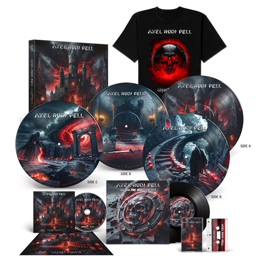 Axel Rudi Pell "Ghost Town" Box-Shirt-Bundle "Skull"