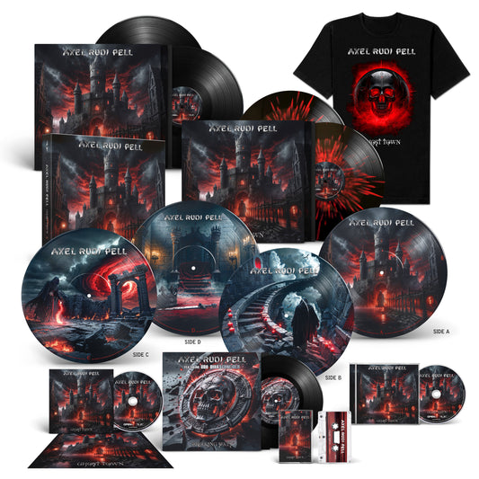 Axel Rudi Pell "Ghost Town" exclusive Box-2LP-2LP-CD-Bundle "Skull"