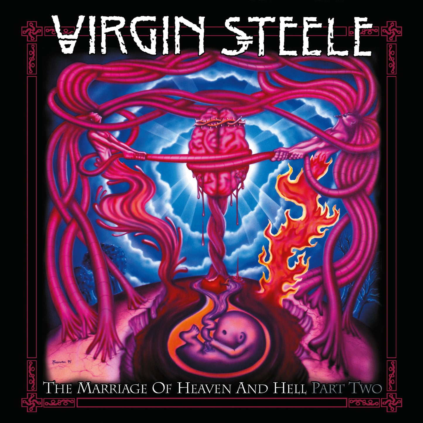 Virgin Steele "The Marriage Of Heaven & Hell Part Two" 2LP (Solid Red Vinyl)