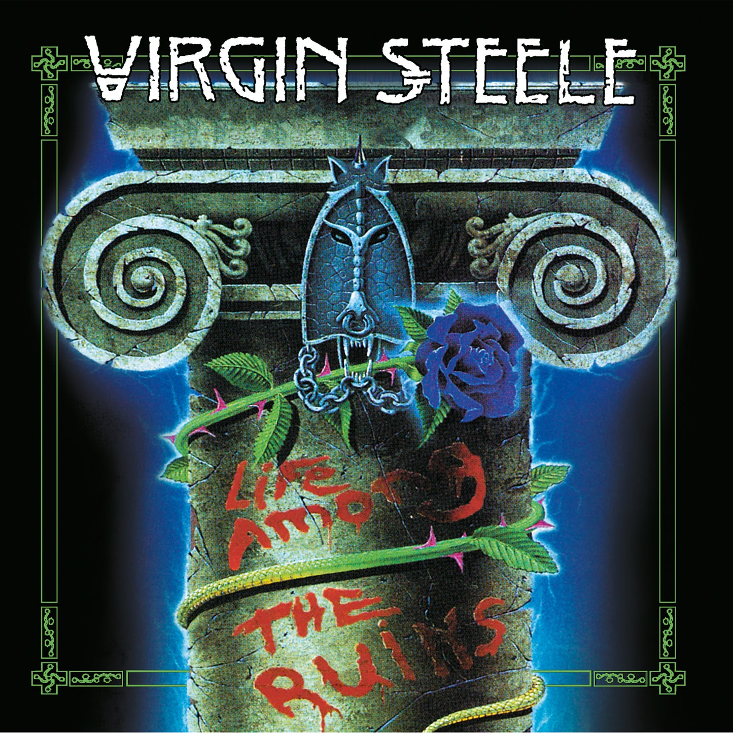 Virgin Steele "Life Among The Ruins" 2LP (Solid Blue Vinyl)