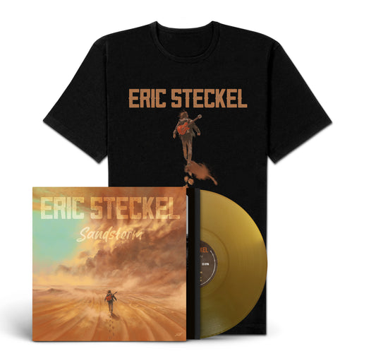 Eric Steckel "Sandstorm" LP-Shirt-Bundle "Sandstorm"