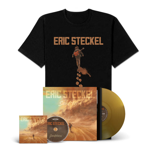 Eric Steckel "Sandstorm" LP-CD-Shirt-Bundle "Sandstorm"