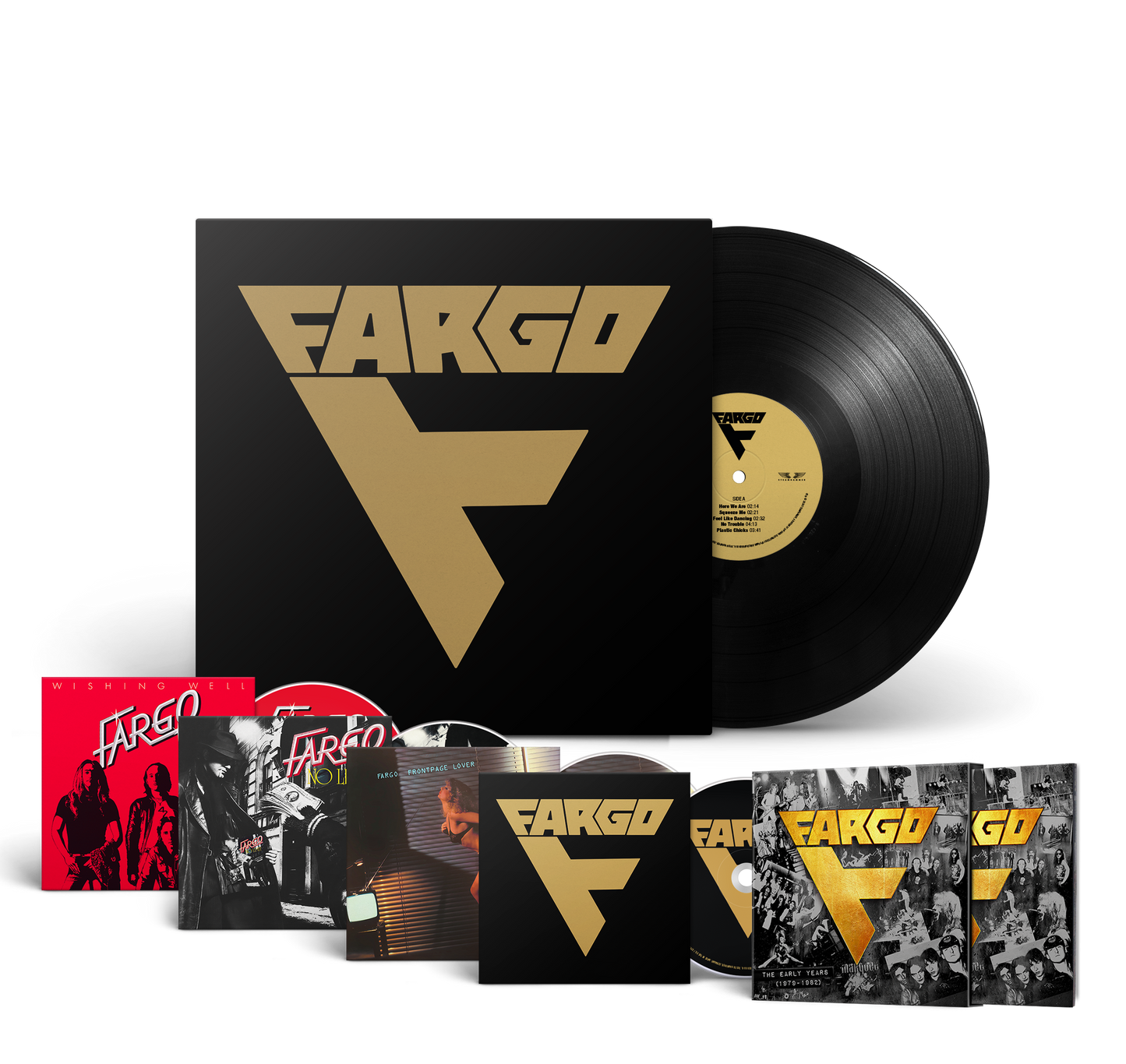 Fargo "The Early Years (1979-1982)" 4 CDs + "F" LP Bundle