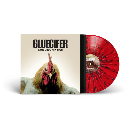 Gluecifer "Same Drug New High" exclusive CD-LP-LP-LP-Shirt-Bundle "Band" & "Cock"
