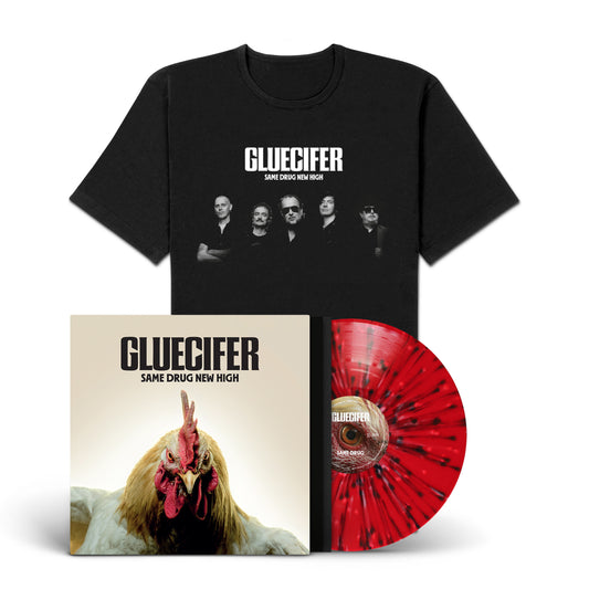 Gluecifer "Same Drug New High" exclusive LP-Shirt-Bundle "Band"