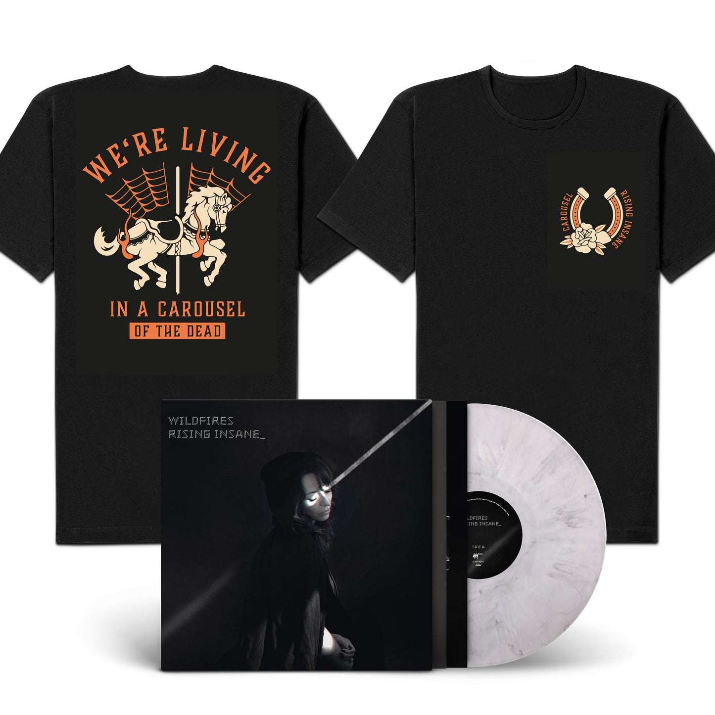 Rising Insane "Wildfires" LP-Bundle "Carousel"