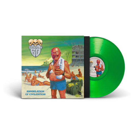 Evildead "Annihilation Of Civilization" exclusive LP (translucent lime green vinyl)
