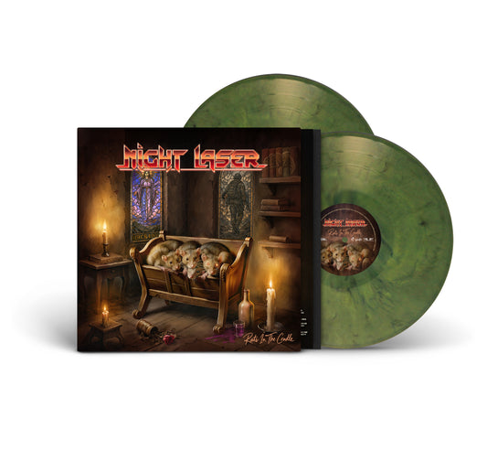 Night Laser "Rats In The Cradle" LP-CD-Shirt-Bundle "Rats"