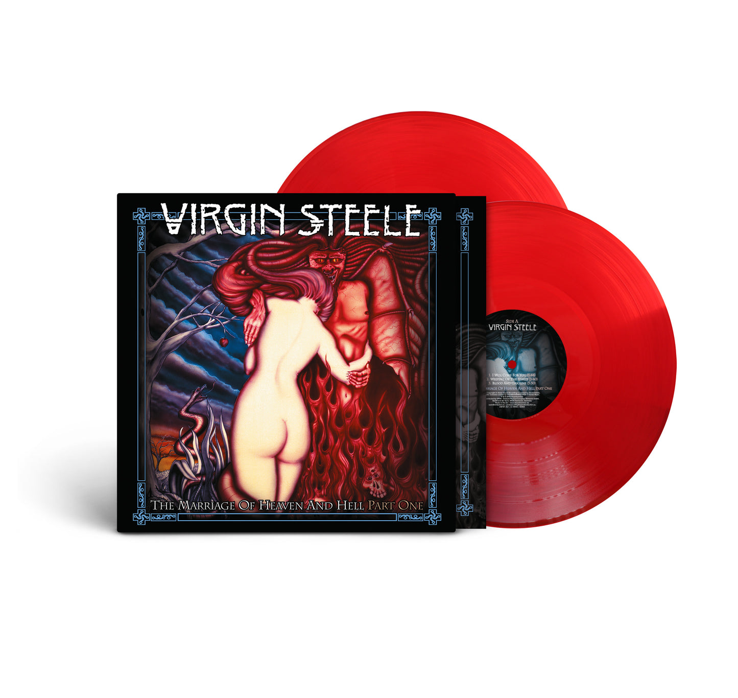 Virgin Steele "The Marriage Of Heaven & Hell Part One" 2LP (Solid Red Vinyl)