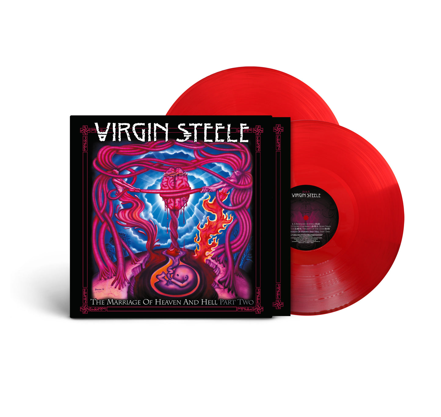 Virgin Steele "The Marriage Of Heaven & Hell Part Two" 2LP (Solid Red Vinyl)