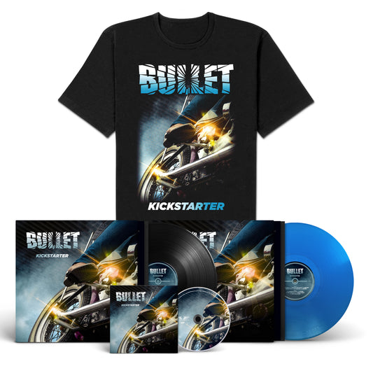 Bullet "Kickstarter" exclusive CD-LP-LP-Shirt-Bundle "Kickstart"